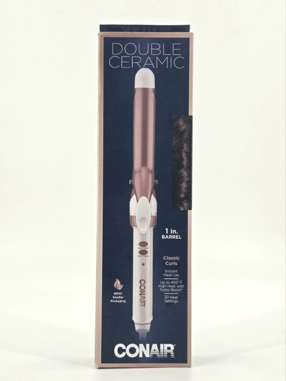 Conair Double Ceramic 1-Inch Curling Iron, 1-Inch Barrel Creates Classic Curls.